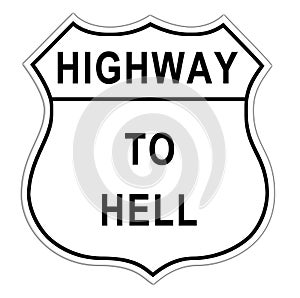 Interstate Road Sign.