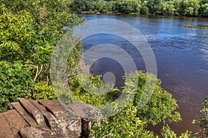 Interstate State Park is located on the St. Croix River by Taylor Falls, Minnesota