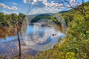 Interstate State Park is located on the St. Croix River by Taylor Falls, Minnesota