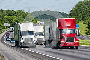 Interstate Traffic in Eastern Tennessee