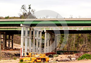 Interstate under construction