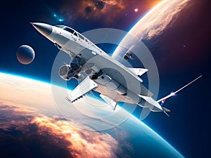 Interstellar Wonders: Enchanting Aerospace in the Galacxy Artwork