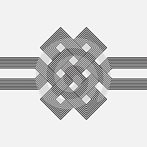 Intertwined pattern photo
