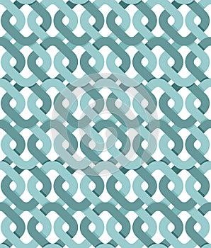 Interweaving seamless pattern. Abstract background of knitted ta photo