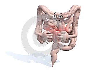 Intestine problems ache health illness