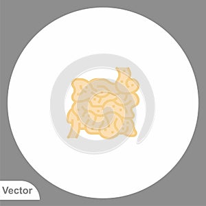 Intestines vector icon sign symbol