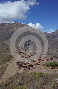 The Inti Watana temple complex of the Pisac Inca ruins