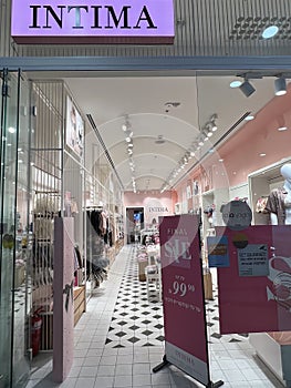 Intima store at Azrieli Mall in Tel Aviv, Israel