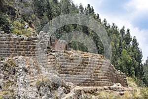 The Intiwatana archaeological site, Ayacucho, Peru photo