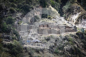 The Intiwatana archaeological site, Ayacucho, Peru photo