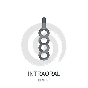 Intraoral icon. Trendy Intraoral logo concept on white background from Dentist collection