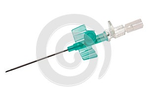 Intravenous FEP radiopaque catheter with injection