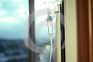 intravenous fluid for treat patient in the hospital