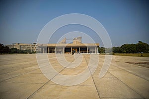 Intricacy and asymmetry at Vijay Vilas Palace, Bhuj