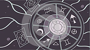 Intricate Abstract Geometric Mandala Pattern Vector Design, Generative AI