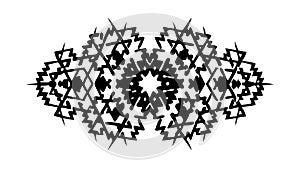 Intricate Abstract Geometric Pattern Icon, Modern and Complex Design, vector design Generative AI