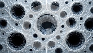 Futuristic Abstract Grid Portal