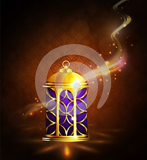 Intricate Arabic lamp