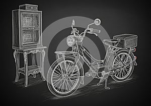 With intricate attention to the structural elements, creating a