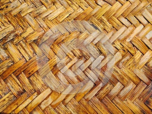 Intricate Basket Weave Pattern Bamboo Basket Pattern Artistry of Bamboo Basketry