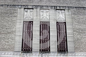 Intricate building carving styled architecture