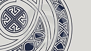 Intricate Celtic Knot Abstract Pattern Vector, vector design Generative AI