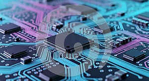 Intricate Circuit Board Design - A Technological Marvel