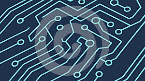 Intricate Circuit Board Pattern: Digital Technology Background, vector design Generative AI