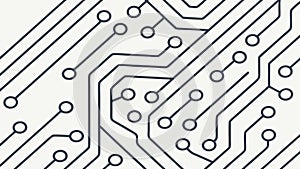 Intricate Circuit Board Pattern - Digital Technology Vector Design Generative AI