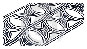 Intricate Circular Geometric Pattern, Elegant Abstract Design Vector, vector design Generative AI