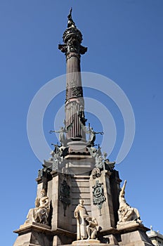 Intricate Column - Barcelona Architecture