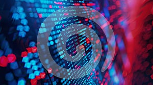 The Intricate Data Stream.AI generated image