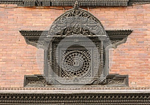Intricate design on the ventilation of Hanuman dhoka durbar photo