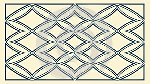 Intricate Diamond Lattice Pattern. Elegant Texture and Architectural Design Vector, vector design Generative AI