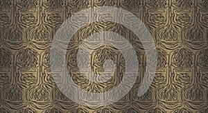 Intricate Embossed Pattern with Organic and Geometric Elements