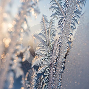 And pink tones creating a striking contrast against the smooth glass