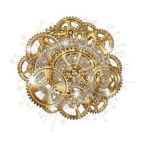 Intricate Gear Mechanism