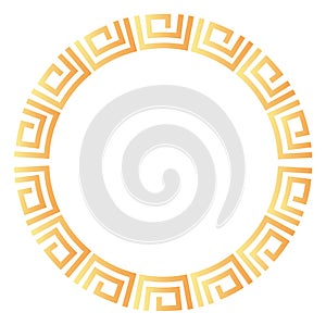 Intricate geometric circle frame design for creative projects