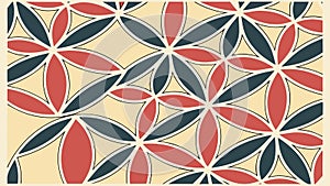 Intricate Geometric Circular Floral Pattern, vector design Generative AI