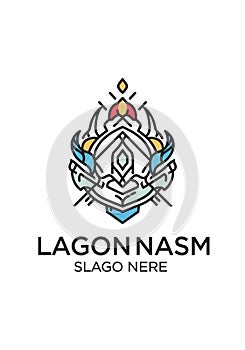 Intricate geometric design featuring a central symmetrical pattern