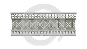 Intricate Geometric Grid Pattern Decorative Border, vector design Generative AI