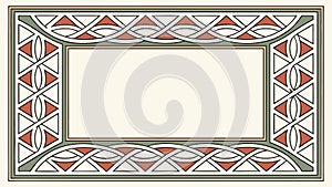 Intricate Geometric Hexagonal Star Pattern, vector design Generative AI