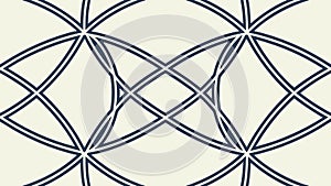 Intricate Geometric Interlacing Pattern Vector, Abstract Decorative Background, vector design Generative AI