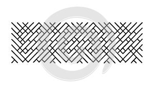 Intricate Geometric Interlocking Lattice Pattern, vector design Generative AI