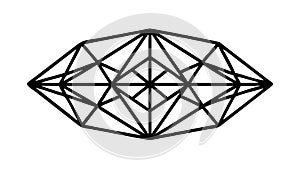 Intricate Geometric Lattice Pattern for Abstract and Modern Design. vector design Generative AI