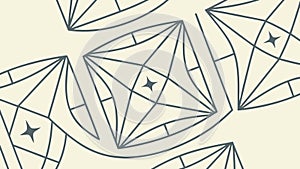 Intricate Geometric Lines Abstract Pattern, vector design Generative AI