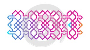 Intricate Geometric Maze Pattern, Abstract Design Vector, vector design Generative AI