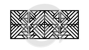 Intricate Geometric Maze Pattern Vector Graphic, vector design Generative AI