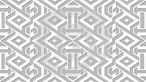 Geometric pattern with an embossed effect, creating a visually textured design