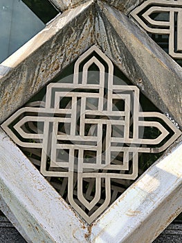 Intricate geometric pattern